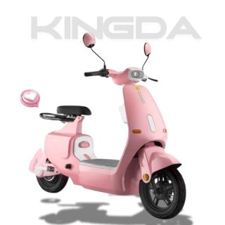 Xe gắn máy hai bánh (điện) KD2 - Hồng trắng