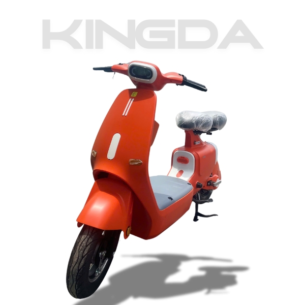 Xe gắn máy hai bánh (điện) KD2 - Cam Trắng
