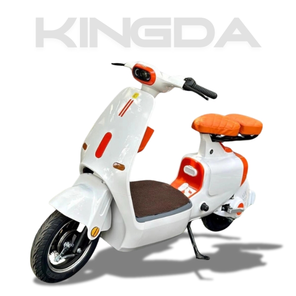 Xe gắn máy hai bánh (điện) KD2 - Trắng Cam